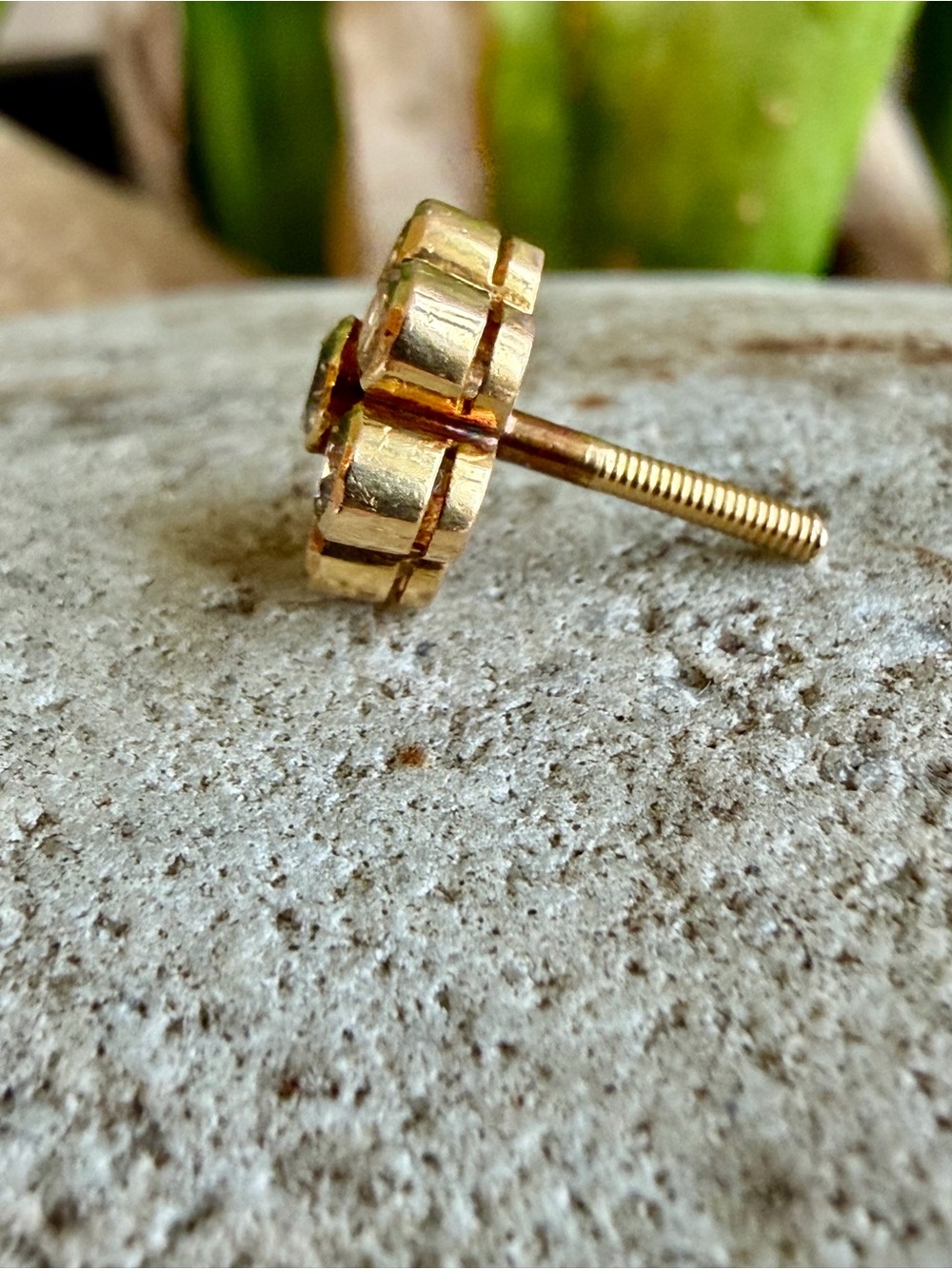18 karat gold and 3 carat diamond earrings - Picture 6 of 11